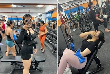 Đụ nát lồn em gymer body nóng bỏng