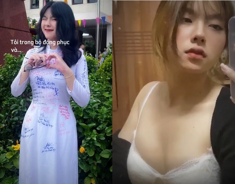 Trúc Vy háng rộng gầm cao đụ nhau sung sướng tự quay